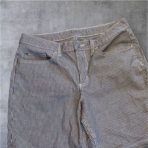 Vintage LEE Riders Engineer Stipe Shorts 12 M - Picture 1 of 10
